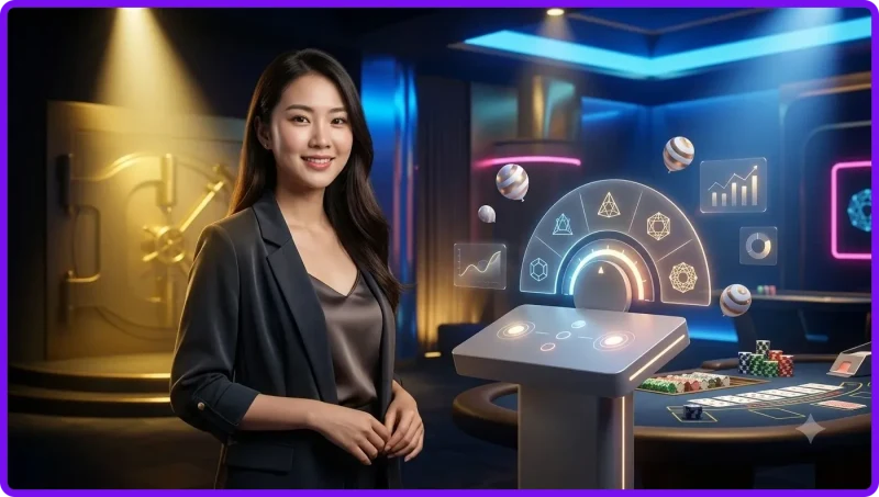 Minh họa tầm quan trọng của việc chọn mức cược slot SC88 với biểu đồ lợi nhuận tăng trưởng