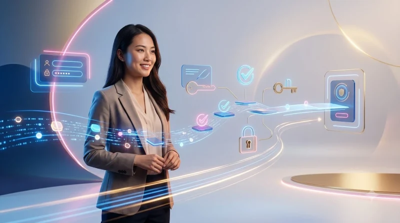 Minh họa về các rủi ro bảo mật và mối đe dọa trực tuyến khi đăng nhập sai cách