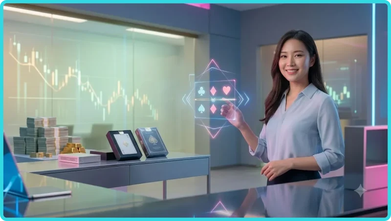 Người chơi đang cân nhắc lựa chọn bàn blackjack online phù hợp
